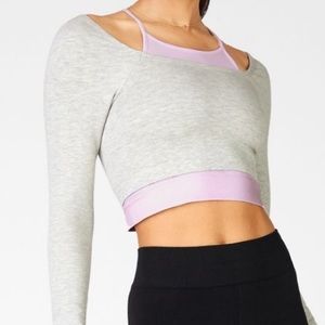 NWOT Two Piece Workout Top